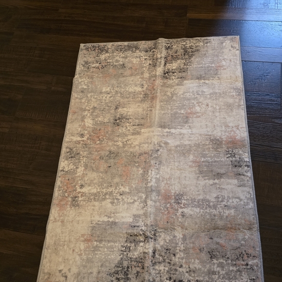 Elegant Abstract Door Mat - Gray and Cream - Picture 1 of 1